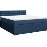  Krevet s oprugama i madracem plavi 180x200 cm od tkanine | shoptok.hr