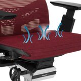 MID.YOU Vrtljivi Stol Genidia Smart, Črna, Rdeča | Shoptok.si