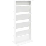  Polica za časopise Bijelo 70 x 41 x 156 cm Konstruirano drvo | Eponuda.com