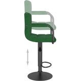  Barski stolac tamnozeleni baršunasti | shoptok.hr