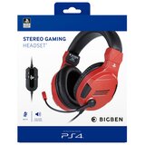 Bigben GAMING BIGBEN STEREO GAMING ŽIČNE SLUŠALKE V3, RDEČE | Shoptok.si