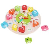  Edukativni drveni sat za djecu - Clock | shoptok.hr