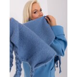 Wool Fashion Italia Scarf-AT-SZ-2313502.71P-dark blue | shoptok.hr