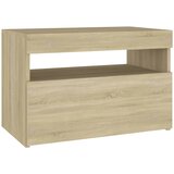  Noćni ormarić s LED svjetlima 2 kom boja hrasta 60 x 35 x 40 cm | shoptok.hr