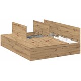  Krevet s ladicama s pohranom Umjetnički hrast 150 x 200 cm | shoptok.hr