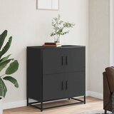  Komoda crna 68x35x76 cm konstruirano drvo | shoptok.hr