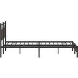  Okvir kreveta bez madraca smeđa boja hrasta 183x213 cm drveni | shoptok.hr