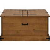 vidaXL Škrinja za pohranu HALDEN 91x91x47 cm puno drvo bor | shoptok.hr