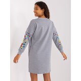 RUE PARIS Dress-RV-SK-8979.94P-gray | shoptok.hr
