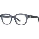 4G Grey Geometric Eyeglasses ONE SIZE (49) Siva/Kristalna