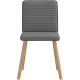 vidaXL Jedilni stoli 2 kosa temno sivo blago | Shoptok.si