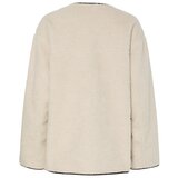 Pieces Prijelazna jakna 'PCJulie' tamno smeđa / vuneno bijela | shoptok.hr