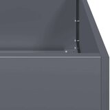 vidaXL Sadilica antracit 120x80x80 cm od čelika | shoptok.hr