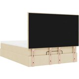  Otomanska postelja z vzmetnico krem 140x190 cm blago, (22053154) | Shoptok.si