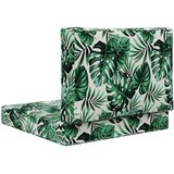  Zunanja blazina za kavč 2 pcs Vzorec lista Poliester, (5000202378) | Shoptok.si