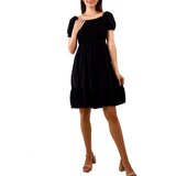Gemre Lorinka Black Ruched Mini Dress | Shoptok.si