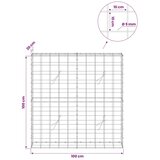  Gabion s žicom debljine 5 mm i mrežom 10x10 cm 100x20x100 cm - 20 cm 100 cm 100 cm | shoptok.hr