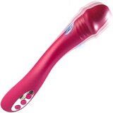 SuperLove E-Stim Realistic Silicone Vibrator Pink Cene