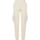 UC Ladies Women's Cargo Sweat High-Waisted Trousers whitesand | shoptok.hr