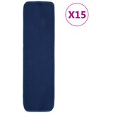  Protuklizni otirači za stepenice 15 kom 75 x 20 cm modri | shoptok.hr
