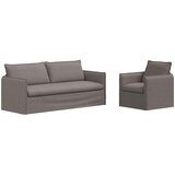  Set sofe 2 pcs Sivosmeđa 196 x 82 x 85 cm Tkanina | Eponuda.ba