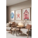 WALLXPERT Ç-300824 - 5070 Višenamenski Set Dekorativnih Slika (3 Komada) | Eponuda.com