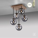 Just LIGHT. 11395-79 - Luster na šipci WIDOW 5xE14/25W/230V hrast | Eponuda.com