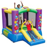 Happy Hop dvorac na napuhavanje mjehurići s toboganom | shoptok.hr
