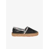 Love Moschino Black Women's Leather Espadrilles - Women