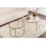 Hanah home Klupski stoli Sarin (Zlatni) | shoptok.hr