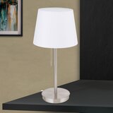 Orion LA 4-1205/1 - Stona lampa sa USB portom LUDWIG 1xE27/40W/230V bela/hrom | Eponuda.com