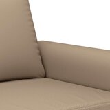  Dvosed kapučino barve 140 cm umetno usnje | Shoptok.si