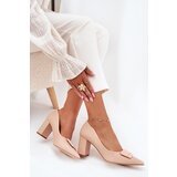 Boto Heels with decoration beige Celira | shoptok.hr