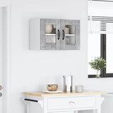 Zidni stakleni ormarić LUCCA Betonska siva 60 x 31 x 40 cm | Eponuda.ba