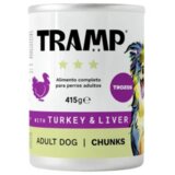 TRAMP 3* Dog Chunks With Trukey & Liver - Koščki purana in jeter za odrasle pse, 8 x 415 g, (5000008062) | Shoptok.si