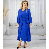 Pri ADELE midi dress with elastic waist and v-neckline | shoptok.hr