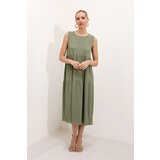 Bigdart 2448 Zero Sleeve Long Knitted Dress - Çağla | shoptok.hr