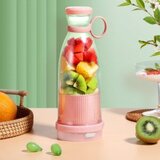 HOMEMATES Prenosivi blender na bateriju roze boje 380ml | Eponuda.com