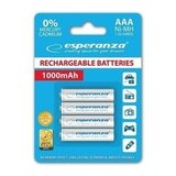 Esperanza Punjive baterije RECHARGEABLE Ni-MH AAA 1000MAH 4kom. white, EZA102W Cijene