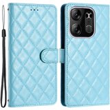 INORCO Za Tecno Pop 7 Pro 4G šivanje črte Rhombus usnjena torbica denarnica stojalo odporen na udarce ovitek za telefon, (22036662) Cene