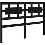  Uzglavlje za krevet crno 185 5 x 4 x 100 cm od masivne borovine | shoptok.hr