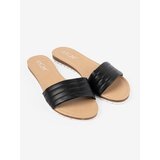 Shelvt Classic women's black flip-flops on a flat sole | shoptok.hr