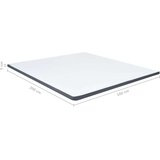 vidaXL Nadmadrac za krevet s opružnim madracem 200 x 160 x 5 cm | shoptok.hr