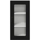 vidaXL Zidni kuhinjski ormarić Crna 40 x 31 x 80 cm Konstruirano drvo | shoptok.hr