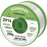 Stannol žica za mehko spajkanje ZV16 iz zlitine TC Sn99Cu1 z 1\,6% pretoka 1\,0 mm s premerom na 250 g koluta ZV16 spajkalna žica\, neosvinčena neosvinčeni Sn99\,3Cu0\,7 REL0 250 g 1, (20428468) Cene