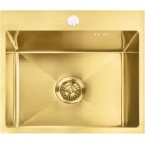 Rea Jekleno pomivalno korito Leo 50 BRUSH GOLD | Shoptok.si