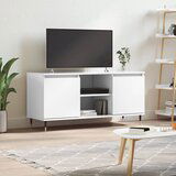 Maison Chic TV omarica - TV stojalo - Televizijska omarica visok sijaj bela 104x35x50 cm inženirski les, (21700607) | Shoptok.si