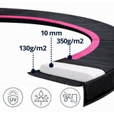 Spring Cover for Sport Max 8ft Trampoline Black-Pink Slike