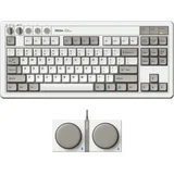 Bežična tastatura Retro 87/mehanička/white + Dual Super Buttons