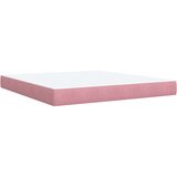  Krevet s oprugama i madracem ružičasti 180x200 cm baršunasti - Ružičasta 180 x 200 cm gumbi | shoptok.hr